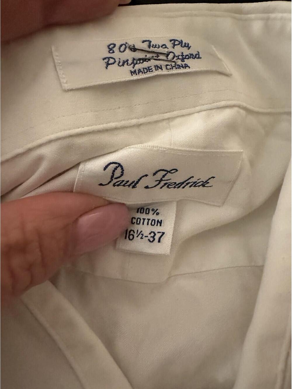 Lot of 4 Men's Dress Shirts XL XXL Steven Land JBH Paul Fredrick Van Heusen - Picture 7 of 7